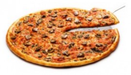 Пицца Грибы с ветчиной, 44 см.