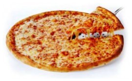 Пицца Сырная Маргарита, 44 см. 